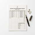 Captain's Log & Maintenance Tracker